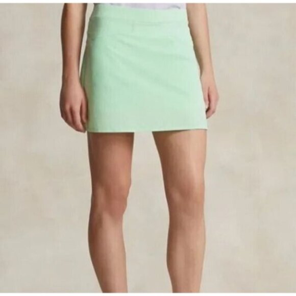 Ralph Lauren RLX Skort Women L Mint Green Pleated Performance Cruise Golf Tennis - Picture 4 of 11